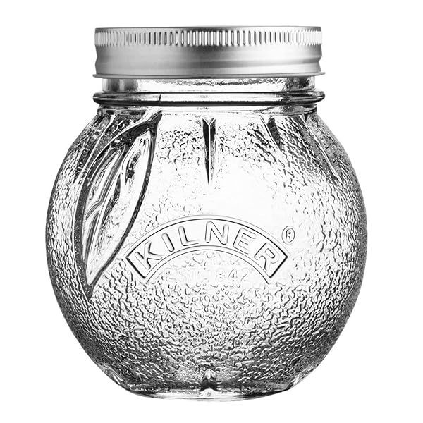 Kilner 13.5 oz Orange Fruit Jar: Perfect for Preserving & Storing Fresh Fruits