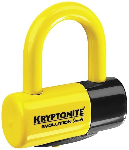 Secure Your Ride: Kryptonite Evolution Series 4 Bicycle Disc Lock (Yellow) - Ultimate Bike Security Solution