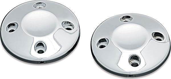 Upgrade Your Ride: Kuryakyn 6244 Chrome Handlebar ISO Grip End Caps for Motorcycles