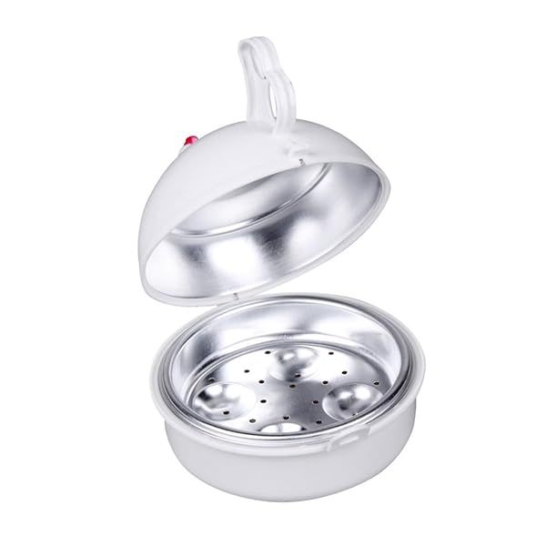 LABRIMP Chicken Microwave Cooker 4 Capacity Boiler Steamer Efficient Kitchen Tool for Quick Meal Preparation