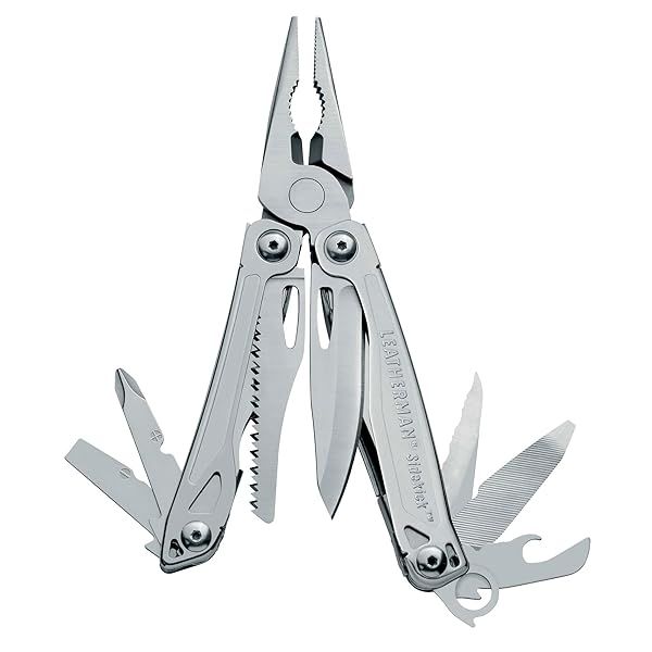 LEATHERMAN Sidekick: Compact Stainless Steel Multitool with Pliers & Saw - Perfect for Every Adventure!