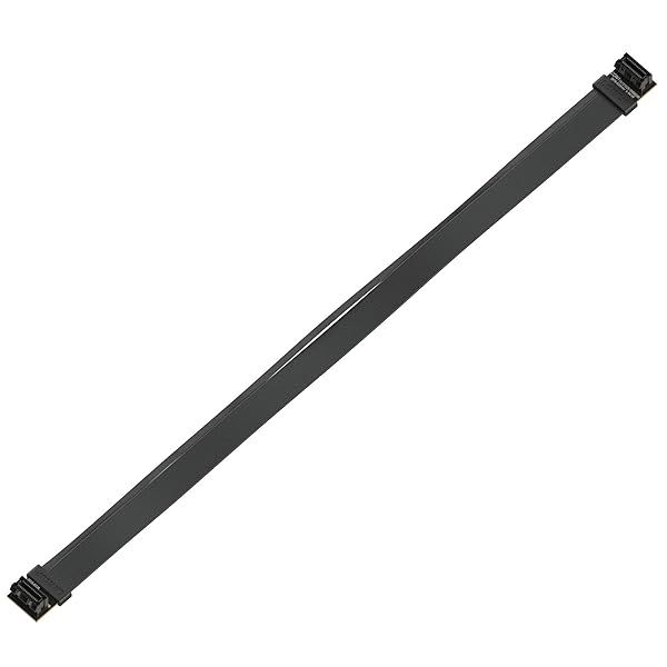 LINKUP 40cm Flexible SLI Bridge Cable for NVIDIA GPUs - High-Speed, Premium Shielding, 85 Ohm Design