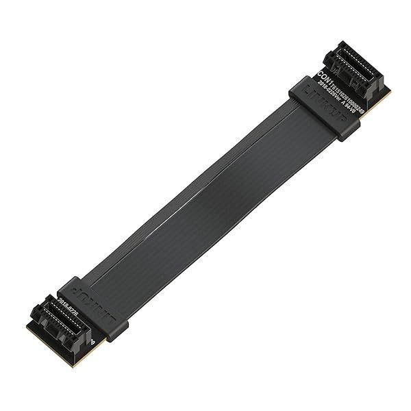 LINKUP 12cm Flexible SLI Bridge Cable for NVIDIA GPUs - High-Speed, Premium Shielding, 85 Ohm Design