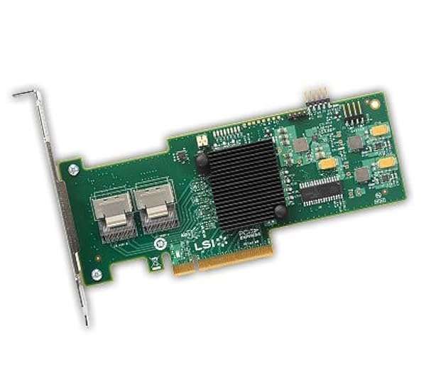 LSI SAS 9210-8i: 8-Port 6Gb/s PCIe HBA RAID SATA Controller Card for High-Performance Storage