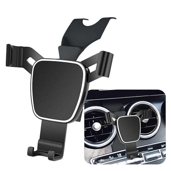Buy LUNQIN Car Phone Holder for Mercedes Benz C-Class & GLC Class (2019-2022) - Perfect Auto Accessory for Navigation!