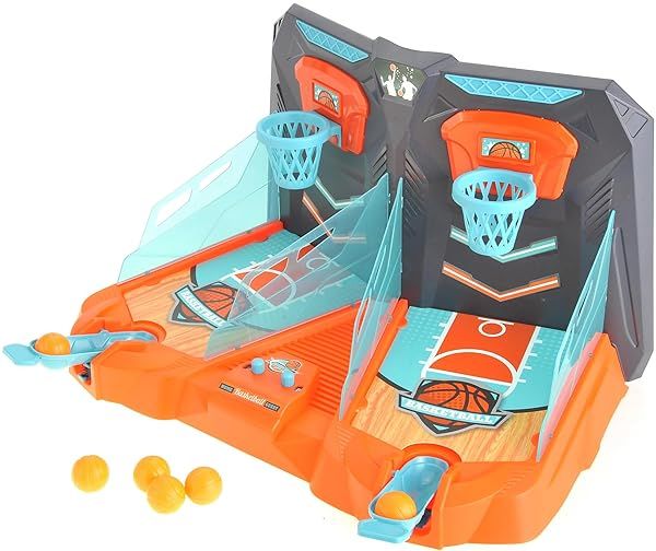 Large Desktop Basketball Arcade Toy Fun for Kids and Adults 2 Player Indoor Shooting Game for Parties Novelty Toy Ages 3 to 8