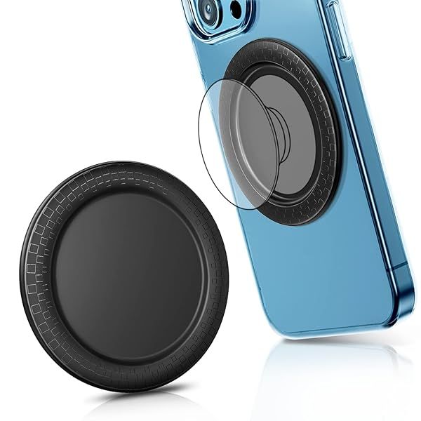 Magnetic Disk Base for MagSafe Accessories - Compatible with iPhone 16/15/14/13/12 Pro Max & Mini - Non-Adhesive Removable Plate