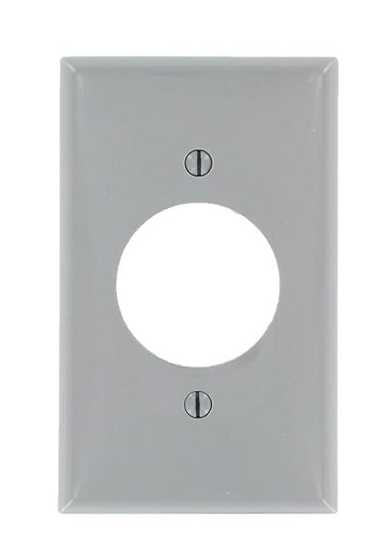 Leviton 80720-GY GY WP 1G Single Outlet - Durable 1,578 Dia Nylon for Reliable Performance