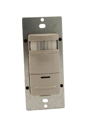 Leviton ODS10-IDG Decora Wall Switch Occupancy Sensor 120/277V - Gray | Energy-Efficient Solution