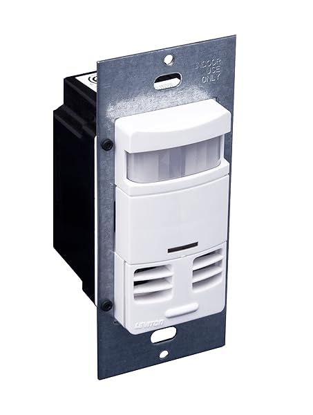 Leviton OSSMT-GDW MT WB OCC: 120-277VAC No Neutral White Sensor Switch