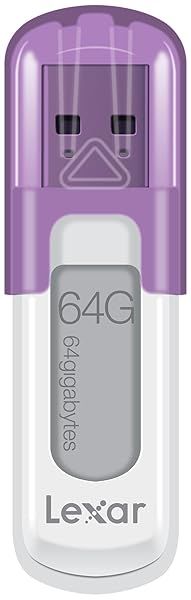 Buy Lexar JumpDrive V10 64GB USB Flash Drive (Purple) - Fast, Reliable Storage Solution