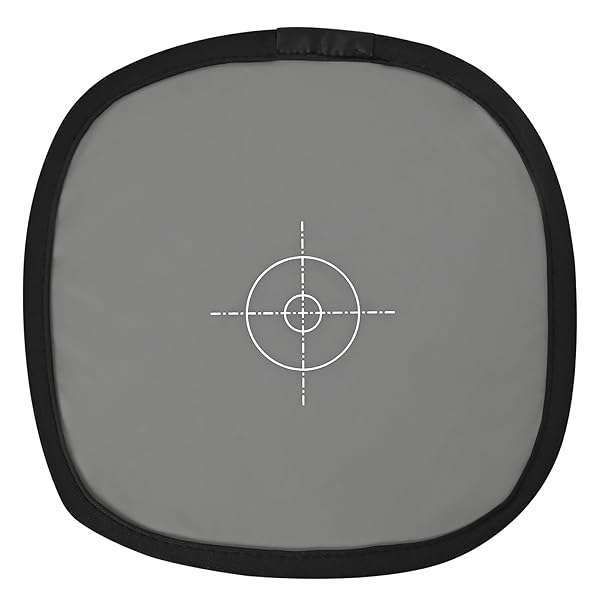 Lightdow 12x12 Inch Gray Reference Reflector Card with Carry Bag - Perfect for Accurate White Balance