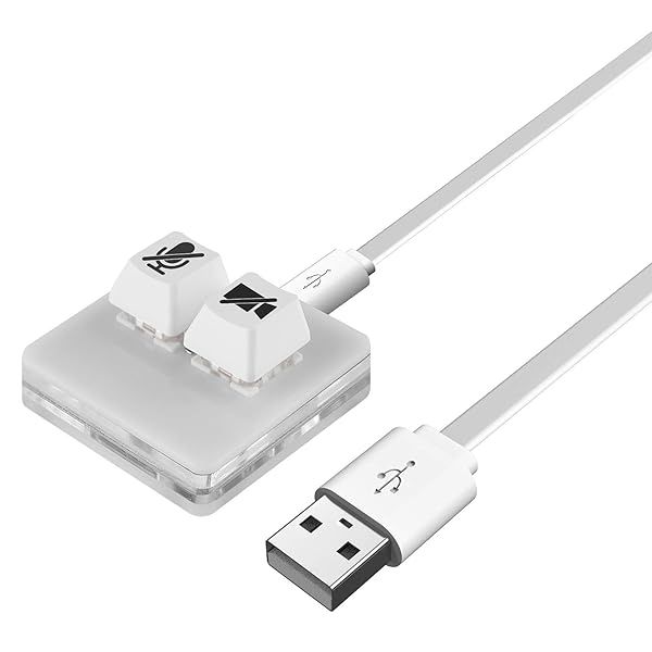 Linkidea USB Zoom Meeting Mute Button: Easy Mute/Unmute & Video Control for Online Classes & Conferences