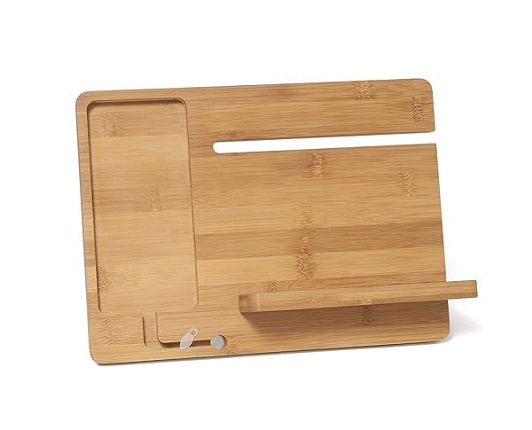 Eco-Friendly Bamboo Smartphone & Watch Stand by Lipper International - Stylish & Functional