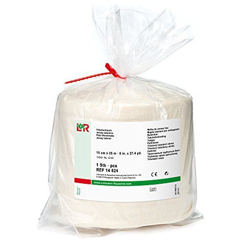 Lohmann Rauscher Cotton Stockinette 15cm x 25m Seamless Knitted Tubular Skin Friendly Compression Bandaging
