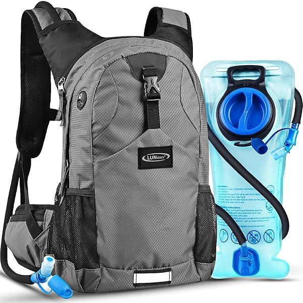 Stay Hydrated: Lunidry Thermal Insulated Hydration Pack with 2L Leak-Proof Bladder for Running, Cycling & Hiking
