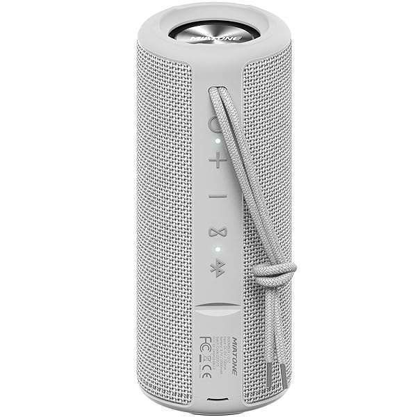 MIATONE Waterproof Bluetooth Boombox Speaker - Portable Shower Speaker in Grey