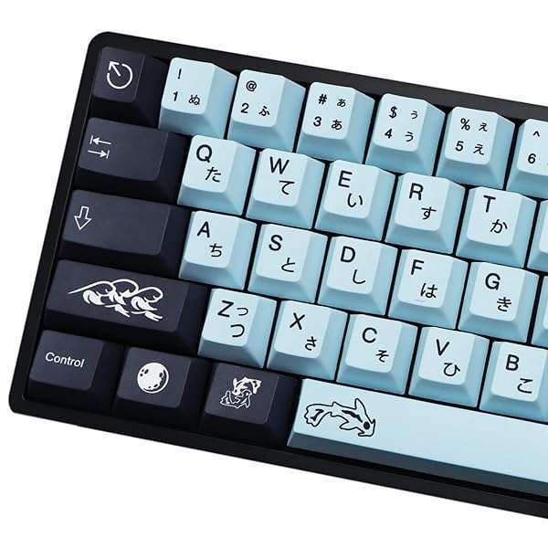 Buy MOLGRIA MIZHU Keycaps - 136 Set PBT Cherry Profile Sky Blue for Gateron, Kailh, Cherry MX Keyboards