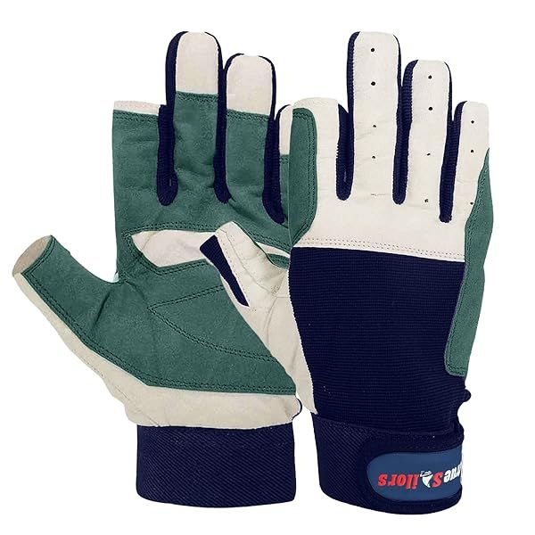 MRX Sailing Gloves: Short Finger Kayak & Fishing Gloves for Men & Women - Perfect for Paddling, Rowing & Water Sports