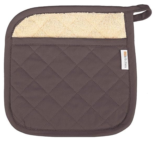 Buy MUkitchen 100% Quilted Cotton Pot Holder - 9x9 Inches, Durable & Stylish Kitchen Essential