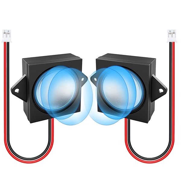 MakerHawk 2pcs 3W 8 Ohm Mini Speakers for Arduino - Full-Range Cavity with JST-PH2.0mm Connector