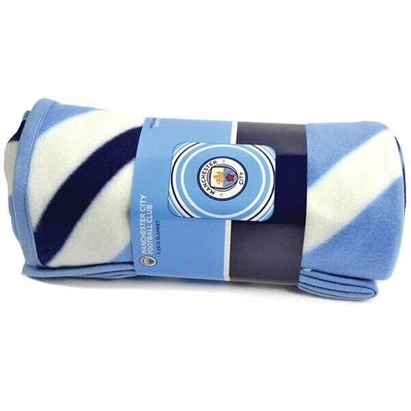 Manchester City F.C. Fleece Blanket - Cozy Comfort for Fans | Premier League Merchandise