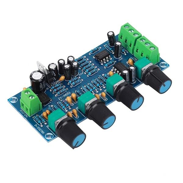 Marhynchus NE5532 Amplifier Tone Board Preamp - Single Power Supply for DC 12-24V & AC 8-19V | High-Quality Audio Module