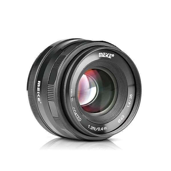 Meike 35mm F1.4 Manual Focus Lens for Sony E Mount: Perfect for APS-C Mirrorless Cameras