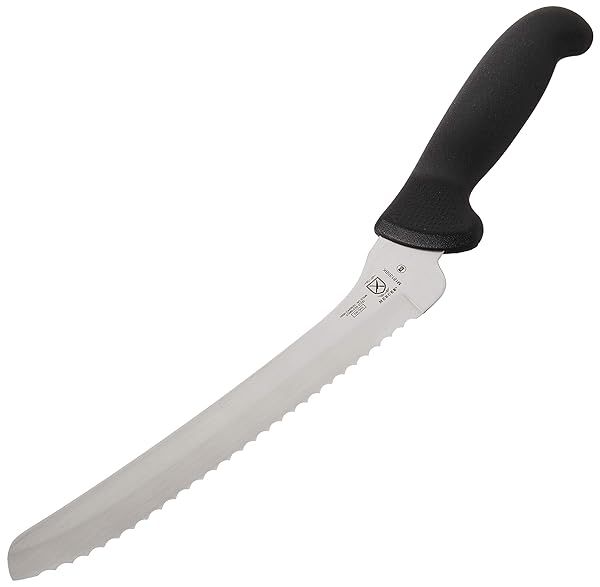 Mercer Culinary M18135BK 8-Inch Serrated Bread Knife - Perfect for Slicing Bread with Ease
