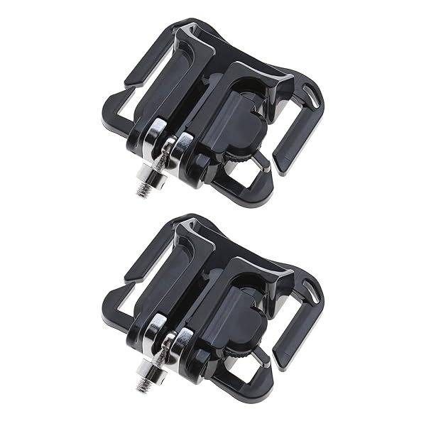 Micro Traders 2pcs Metal Camera Belt Clip - 10KG Capacity, Fast Loading for DSLR - Durable & Convenient Waist Holder