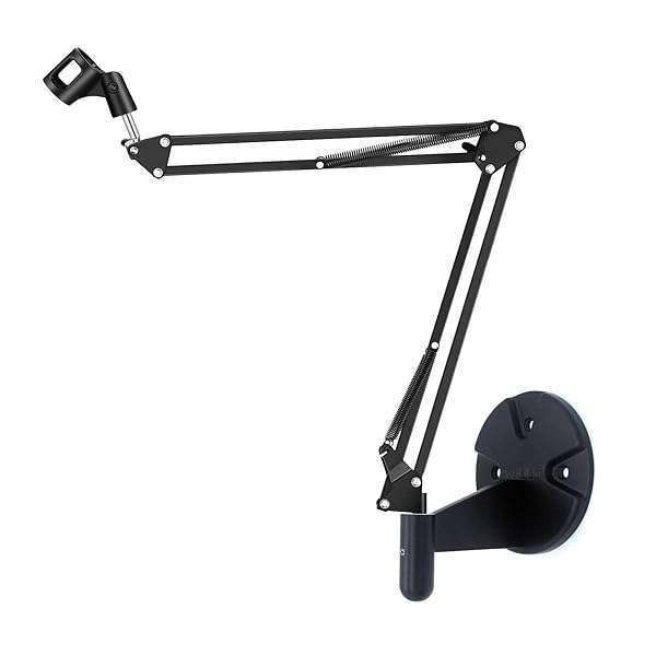 Microphone Wall Mount & Suspension Clip for Blue Yeti & Snowball - Perfect for Radio, Voice-Over, YouTube & TV Stations