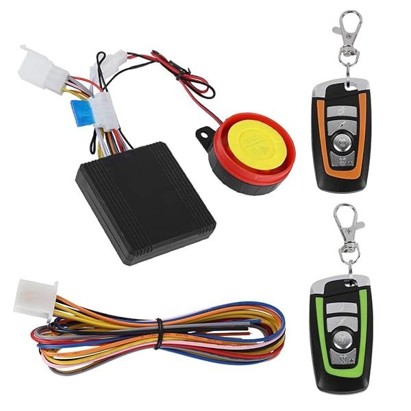 Top Tangxi 12V Motorcycle Alarm System: 125dB Anti-Theft with Remote, Flashing Lights & 5 Sensitivity Levels for Universal Fit