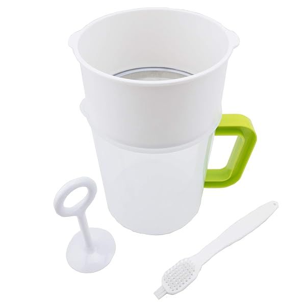 Versatile Food Strainer: BPA-Free Nut Milk Bag Replacement & Yogurt Strainer for Juice, Tea & More