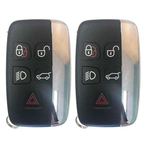 NEW Land Rover Evoque Key Fob Replacement 2012-2017 - AUTOKEYMAX 5 Btn 315MHz FCCID: KOBJTF10A (PAIR)