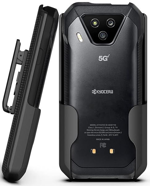 Secure Click Belt Clip Holster for Kyocera DuraForce Ultra 5G UW - Nakedcellphone Anchor Lock Edition