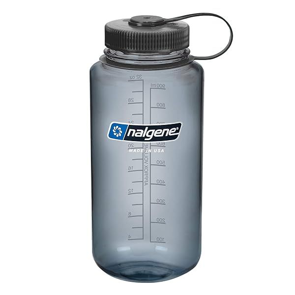 Buy Nalgene BPA Free Tritan 32 Oz Wide Mouth Water Bottle - Gray with Black Lid