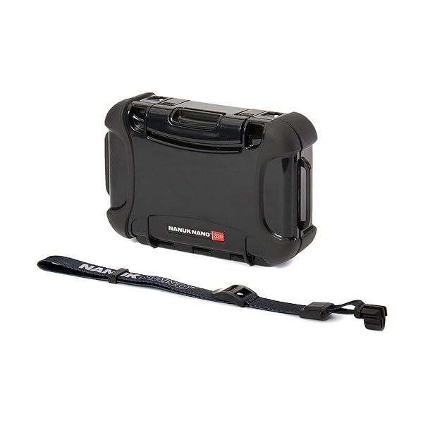 Nanuk 320-0001 Waterproof Hard Case for Phones & Cameras - Durable Black Protection