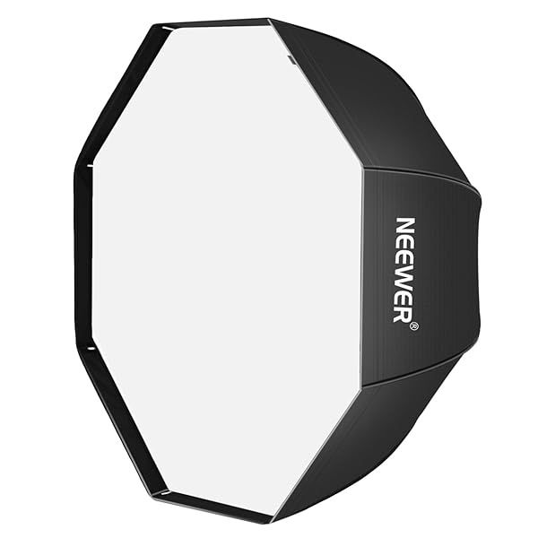 Neewer 47'' Octagonal Softbox Umbrella for Portrait & Product Photography - Compatible with Canon, Nikon, Sony Speedlite