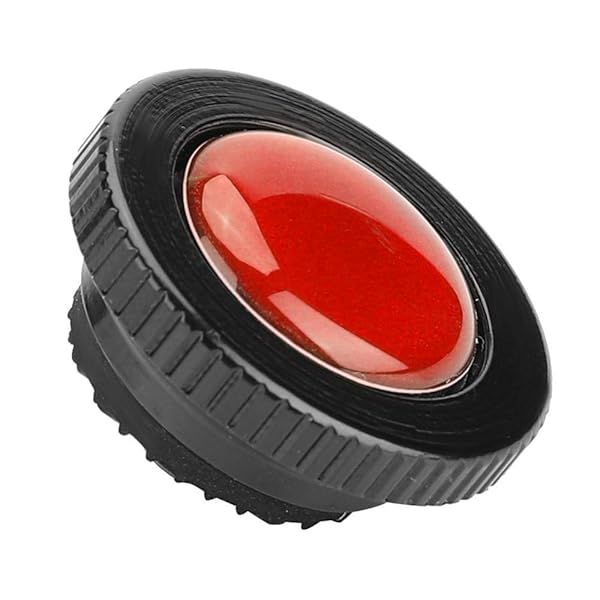 Neufday Round Quick Release Plate for Compact Action Tripods - Red | Fast & Easy Mounting Solution