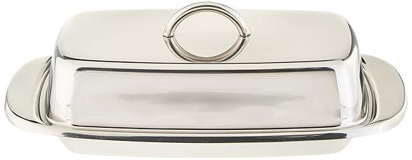 Norpro Stainless Steel Double Covered Butter Dish: Elegant Storage for Freshness