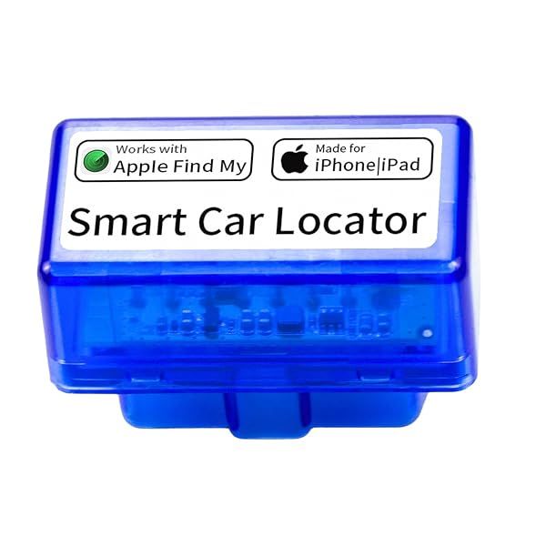 OBD2 Real-Time GPS Vehicle Tracker Compatible with Apple Find My for iOS Location Tracking Theft Recovery and Fleet Management