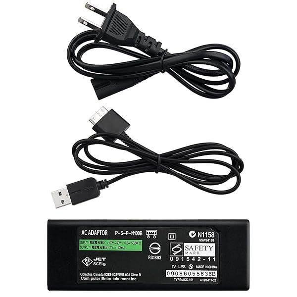 OSTENT US AC Adapter for Sony PSP GO - Power Wall Charger Cable for PSP-N1000 Console