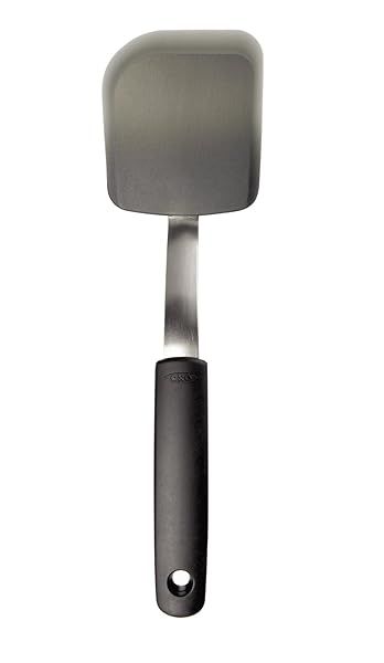 OXO Good Grips Silicone Cookie Spatula - 3 Inch Gray Kitchen Tool for Perfect Baking