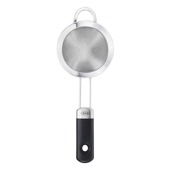 OXO SteeL 3-Inch Fine Mesh Cocktail Strainer - Durable Stainless Steel Bar Tool