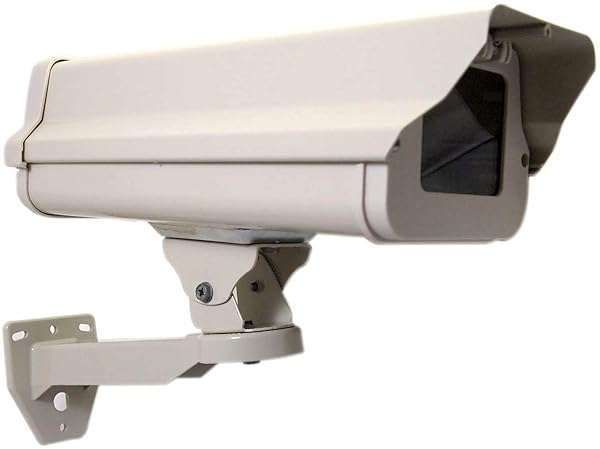 OdiySurveil 2-in-1 Weatherproof Aluminum CCTV Camera Box & Adjustable Wall Mount Kit