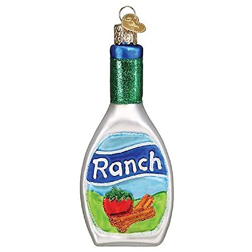 Unique 2020 Old World Christmas Ranch Dressing Blown Glass Ornament for Festive Tree Decor
