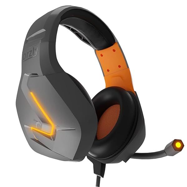 Orzly Hornet RXH-20 Vesuvius Gaming Headset: Noise Cancelling for PS5, Xbox, Switch & PC - Stereo Sound & Comfort