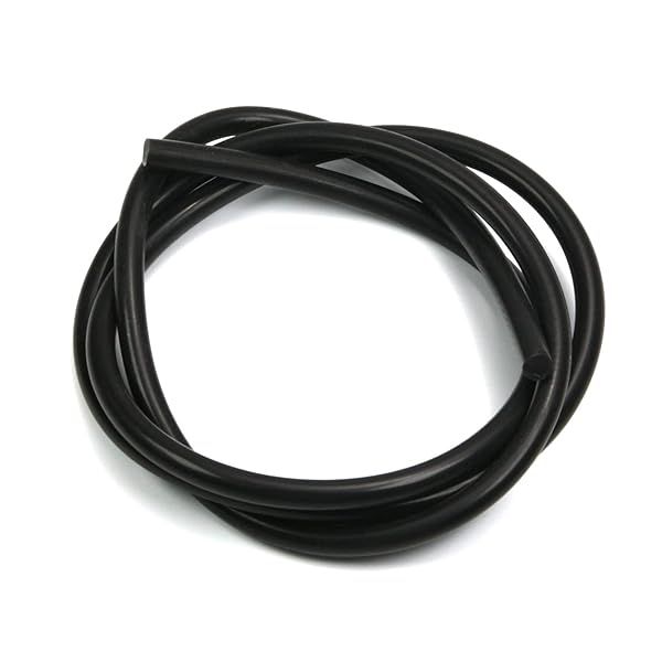 Othmro 0.24 Inch Soft Silicone Bending Insert Tube for Rigid Tubing 3.28 ft Black Shaping Accessory for Acrylic Repairs 1 Piece