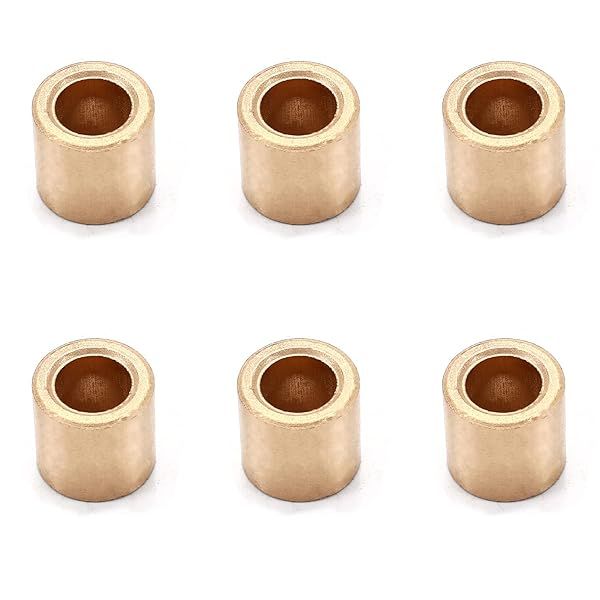 Othmro Self Lubricating Sintered Bronze Bearing Sleeve 10mm Bore 16mm OD 15mm Length Pack of 6