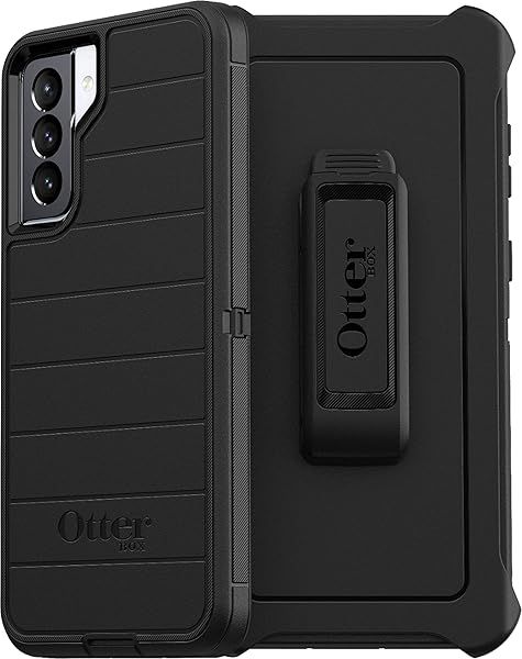 OtterBox Defender Series Rugged Case for Samsung Galaxy S21 5G Black with Microbial Defense Non-Retail Packaging